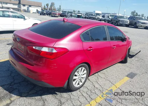 2016 Kia Forte Lx из США, поврежденный, VIN KNAFX4A60G5574074